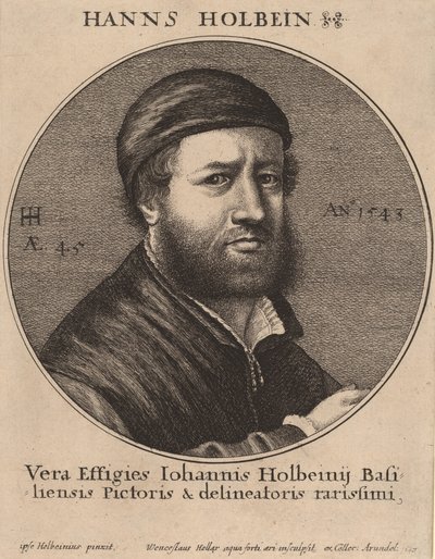 Hans Holbein el Joven de Wenceslaus Hollar