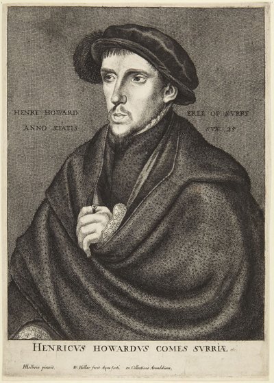 Henry Howard, conde de Surrey de Wenceslaus Hollar