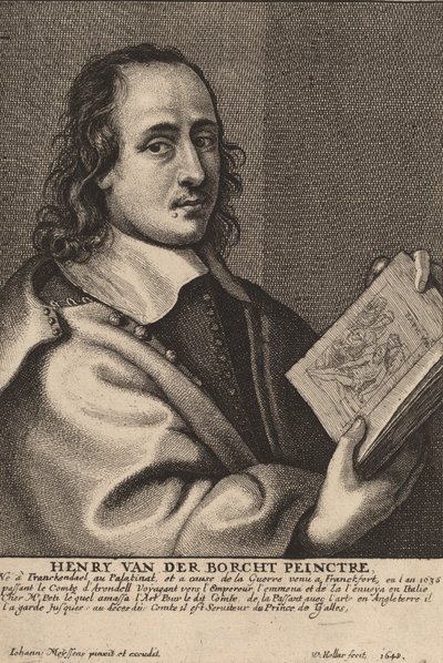 Henry van der Borcht, Pintor, 1648 de Wenceslaus Hollar