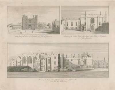 Casa de los Hospitalarios de San Juan de Jerusalén, Clerkenwell de Wenceslaus Hollar