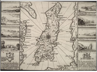 Isla de Man de Wenceslaus Hollar