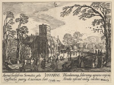 Enero, 1628-29 de Wenceslaus Hollar