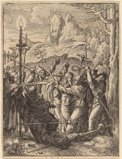 Jesús capturado de Wenceslaus Hollar