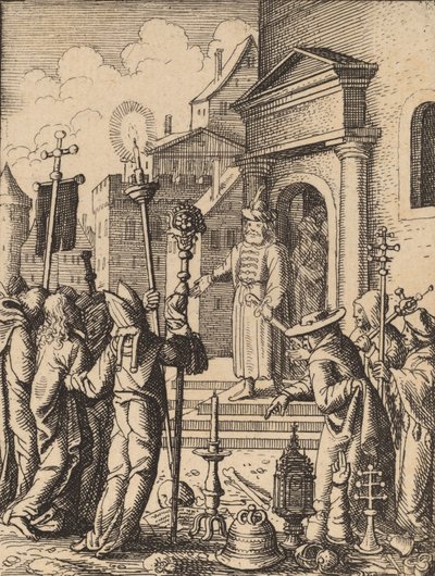 Jesús ante Pilato de Wenceslaus Hollar
