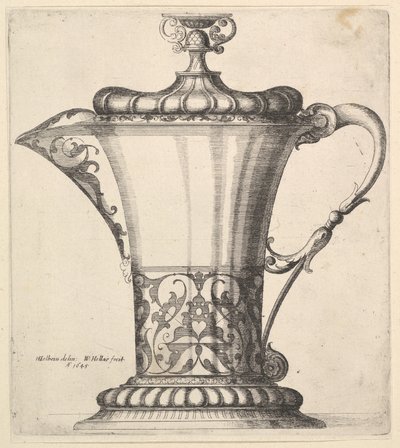 Jarra con pico ancho de Wenceslaus Hollar