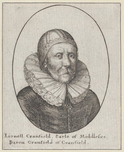 Lionell Cranfield, Conde de Middlesex, Barón Cranfield de Cranfield, 1644 de Wenceslaus Hollar