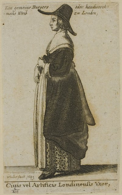 Esposa de Londres de Wenceslaus Hollar