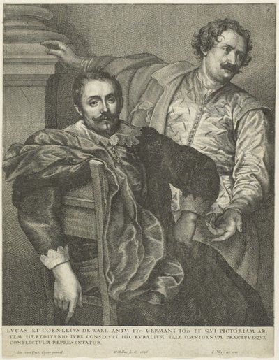 Lucas y Cornelis de Wael de Wenceslaus Hollar