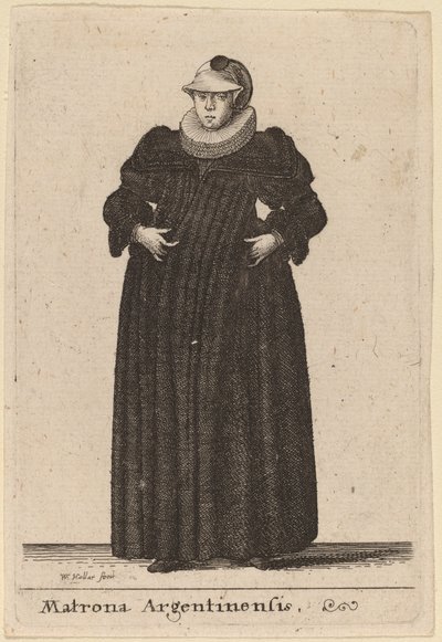 Matrona Argentinensis de Wenceslaus Hollar