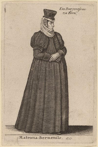 Matrona Bernensis de Wenceslaus Hollar