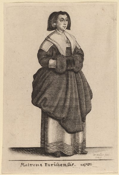 Matrona Parisiensis de Wenceslaus Hollar