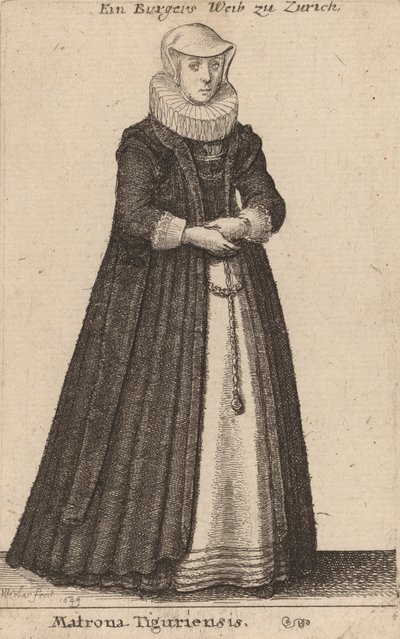 Matrona Tiguriensis de Wenceslaus Hollar