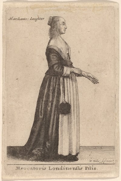 Hija del mercader londinense de Wenceslaus Hollar