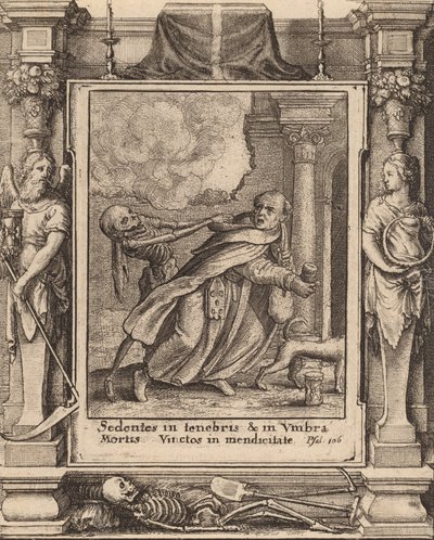 Monje de Wenceslaus Hollar