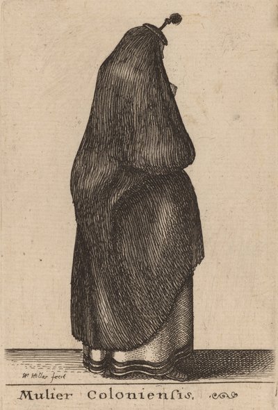 Mulier Coloniensis de Wenceslaus Hollar