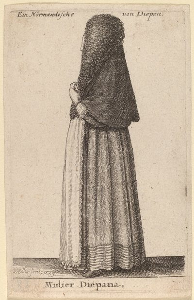 Mulier Diepana de Wenceslaus Hollar