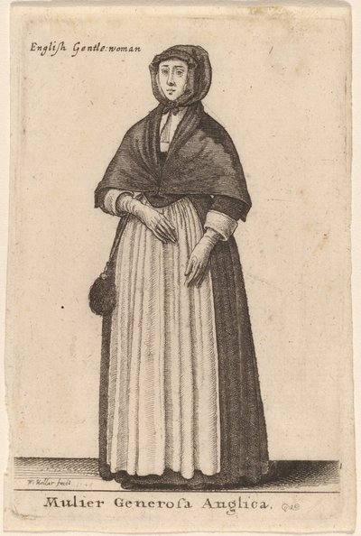 Mulier Generosa Anglica de Wenceslaus Hollar