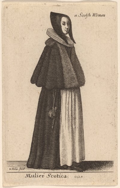 Mulier Scotica de Wenceslaus Hollar
