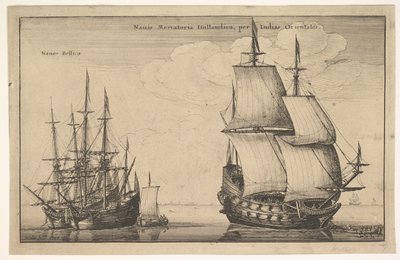 Naues Mercatoriæ Hollandicæ per Indias Occidentales Barco mercante holandés, 1647 de Wenceslaus Hollar