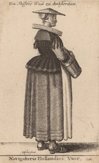 Navigatoris Hollandici Vxor de Wenceslaus Hollar