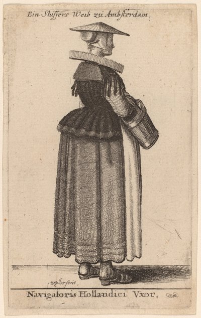 Navigatoris Hollandici Vxor de Wenceslaus Hollar