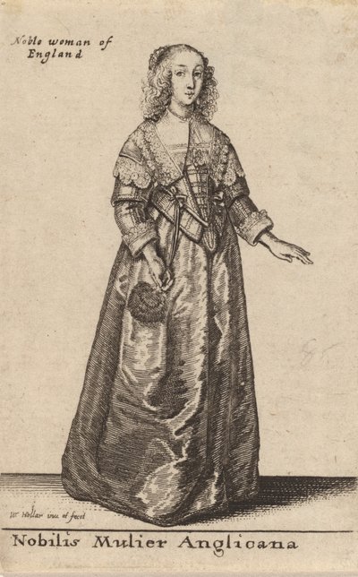 Nobilis Mulier Anglicana de Wenceslaus Hollar