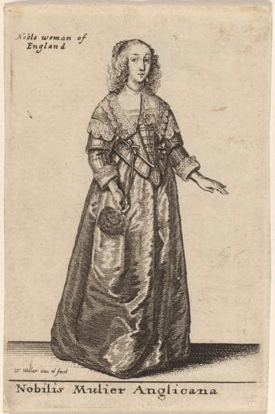 Nobilis Mulier Anglicana de Wenceslaus Hollar