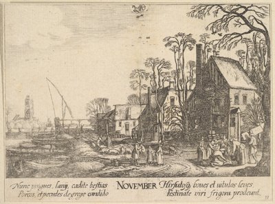 Noviembre de Wenceslaus Hollar
