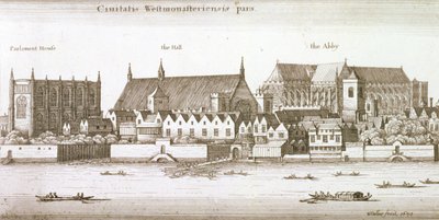 Parte de la ciudad de Westminster, 1647 de Wenceslaus Hollar
