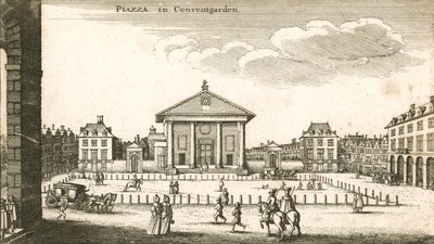 Piazza, Covent Garden, Londres de Wenceslaus Hollar