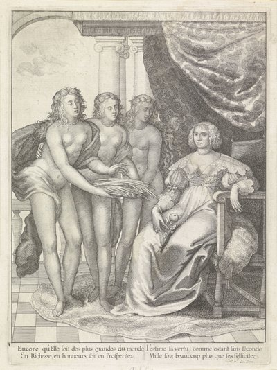 Retrato de Amalia van Solms de Wenceslaus Hollar