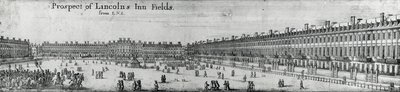 Perspectiva de Lincolns Inn Fields, c.1650 de Wenceslaus Hollar