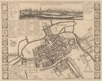 Perspectiva de Oxford de Wenceslaus Hollar