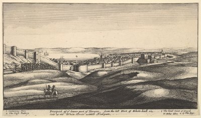 Vista de la Parte Inferior de Tánger, ca. 1670 de Wenceslaus Hollar