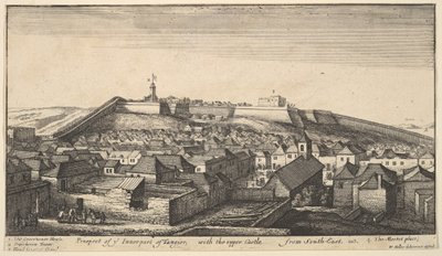 Perspectiva de la parte interior de Tánger, ca. 1670 de Wenceslaus Hollar