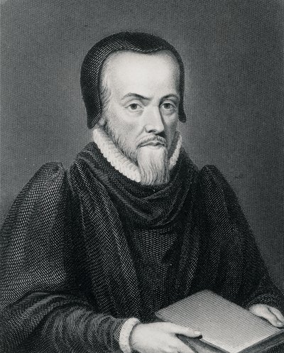Richard Hooker (c.1554-1600), grabado por Edward Finden de Wenceslaus Hollar