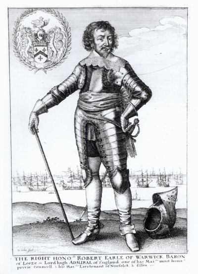 Robert Rich, 2º Conde de Warwick de Wenceslaus Hollar