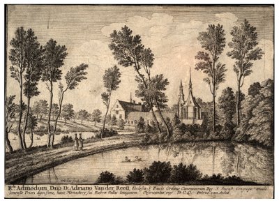Abadía de Rothendael de Wenceslaus Hollar