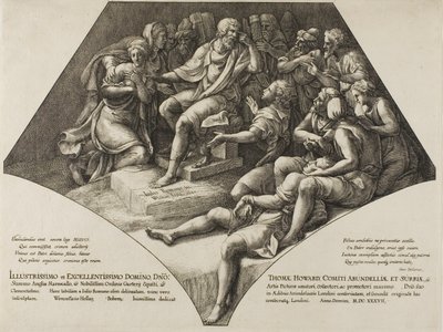 Seleuco y su hijo de Wenceslaus Hollar