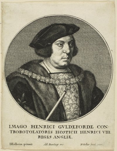 Sir Henry Guildford de Wenceslaus Hollar
