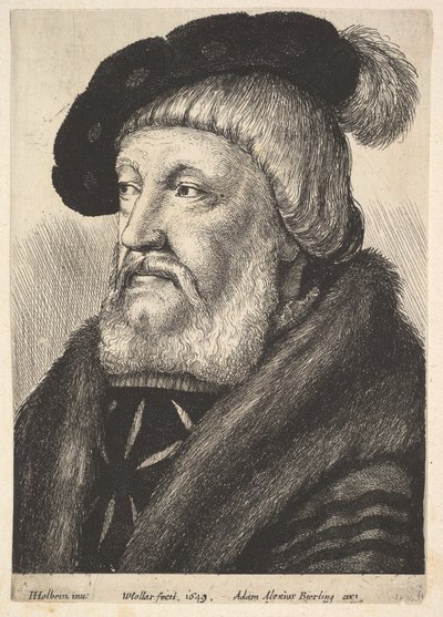 Sir William Butts, 1649 de Wenceslaus Hollar