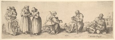 Seis Mendigos Hombres y Mujeres de Wenceslaus Hollar