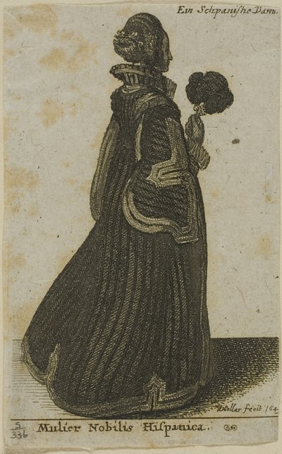 Noble española de Wenceslaus Hollar