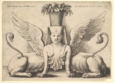 Esfinge con Dos Cuerpos de Wenceslaus Hollar