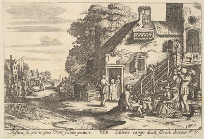 Primavera, 1629 de Wenceslaus Hollar