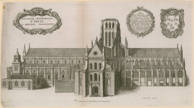 Catedral de San Pablo, Londres de Wenceslaus Hollar