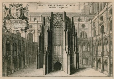 Catedral de San Pablo, Londres de Wenceslaus Hollar