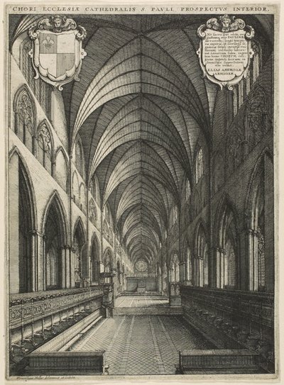 Coro de San Pablo de Wenceslaus Hollar