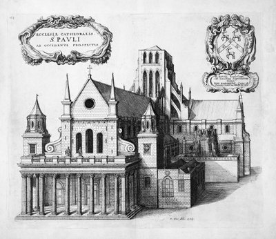 San Pablo desde el oeste de Wenceslaus Hollar