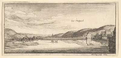 Stuttgart: El lago, 1663-65 de Wenceslaus Hollar